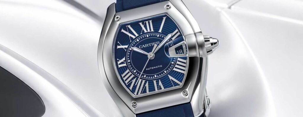 The Cartier Roadster deserves another look Cartier Roadster watch with a curved tonneau-style case inspired by automotive design