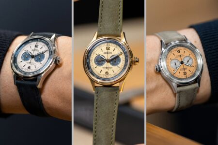 Angelus Brings a Tachymeter Scale to Its Compact Monopusher Chronograph Angelus Chronographe Tachymètre monopusher chronograph with vintage-style dial and tachymeter scale