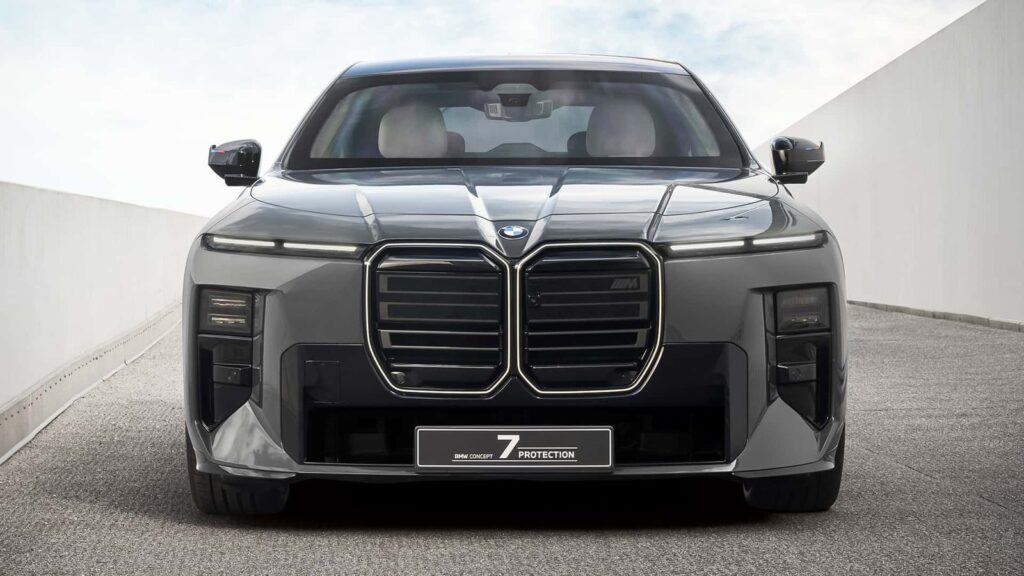 BMW’s Concept 7 Protection hides handgun-rated armour in plain sight BMW Concept 7 Protection luxury sedan with discreet ballistic armour