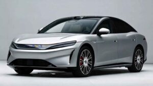 BYD Da Han EV electric flagship sedan aerodynamic profile