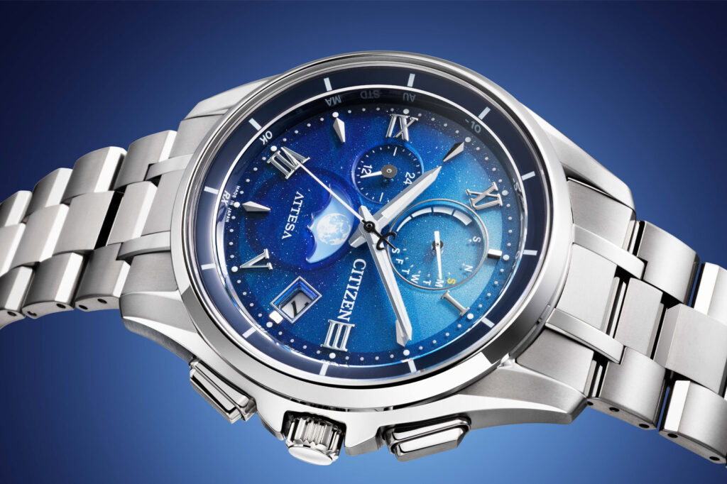 Citizen’s Attesa Ever Since Sets a Winter Scene in Super Titanium Citizen Attesa Ever Since Limited Edition with blue winter dial and Super Titanium bracelet
