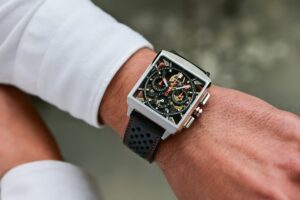 Depancel Opens Up the Serie-R Chronograph With a Skeleton Dial Depancel Serie-R Chronograph Skeleton with rectangular stainless steel case and openworked chronograph dial