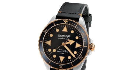 Eberhard & Co. Scafograf 200 MCMLIX Bronze Edition with black dial and bronze bezel