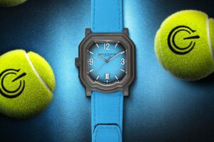 Gerald Charles Maestro GC Sport Tennis Turquoise Edition with turquoise dial and strap
