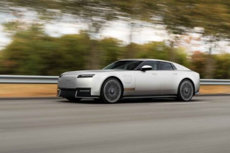 Jaguar Type 01 Is Drawing a New Kind of Luxury EV Buyer Jaguar Type 01 electric luxury car in a dramatic studio setting