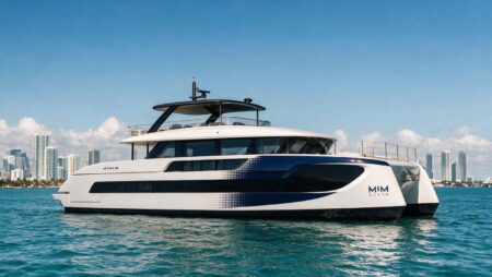 Leo Messi Sunreef ULTIMA 88 luxury catamaran at sea