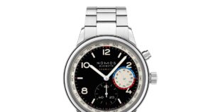 Nomos Glashütte Club Sport neomatik Worldtimer dark with black dial and luminous world time display