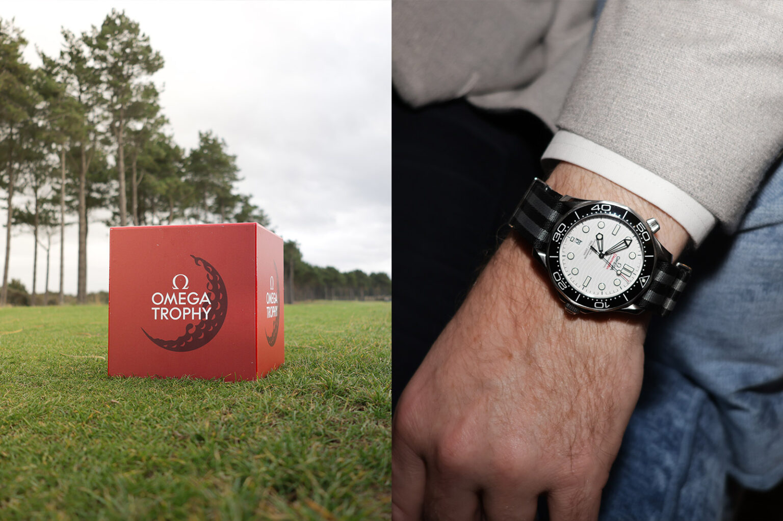 Omega Watch Spotting on the Fairways at Archerfield Omega watches spotted on wrists at Archerfield golf course near Edinburgh