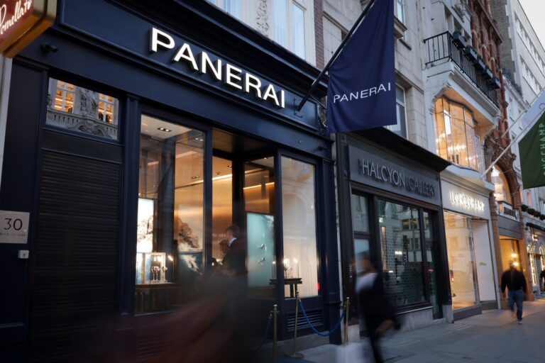 Inside an OT Club Evening With Panerai on New Bond Street Panerai watches displayed during an OT Club evening at the New Bond Street boutique