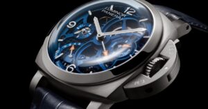 Panerai Luminor Tourbillon PAM01784 skeletonised titanium watch