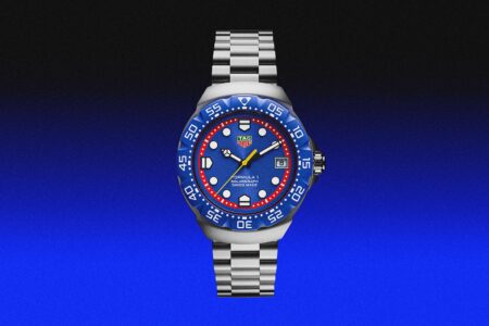 TAG Heuer Formula 1 Solargraph x Oracle Red Bull Racing Marks Ten Years on Track TAG Heuer Formula 1 Solargraph x Oracle Red Bull Racing watch with blue dial and stainless steel bracelet