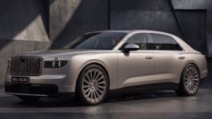 Unofficial Bentley Flying Spur rendering with Torcal-inspired slim LED lights and illuminated grille