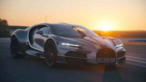 Bugatti Tourbillon prototype undergoing extreme heat testing in Spain