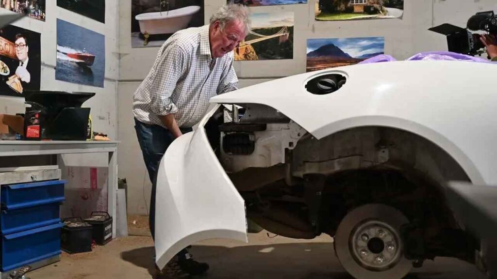 Jeremy Clarkson Is Turning a Jaguar F-Type Into a Farm-Grown Car Jeremy Clarkson Jaguar F-Type farm-grown car special