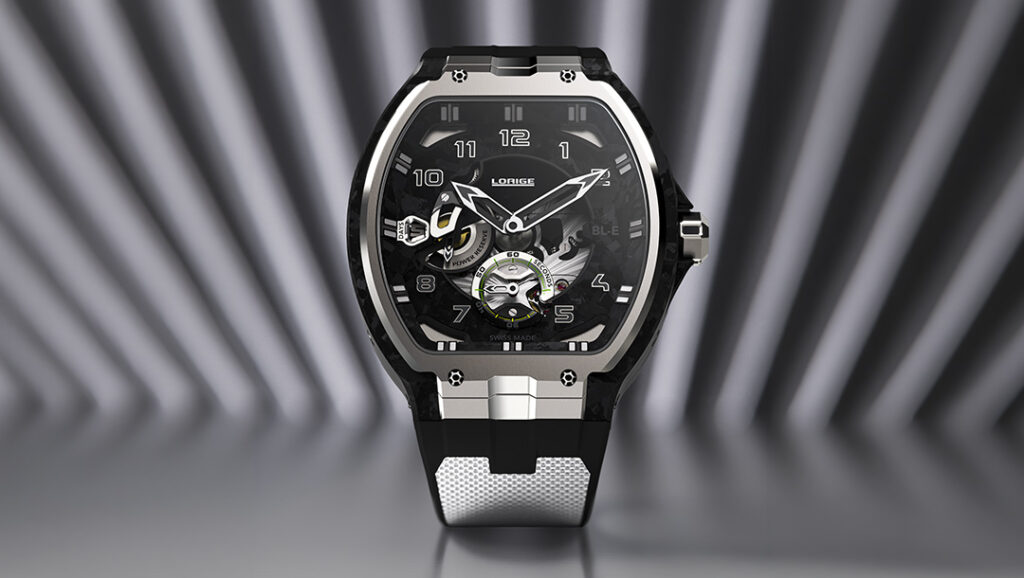 Lorige Turns Endurance Racing Hardware Into a 50-Piece BL-Endurance Evolution Lorige BL-Endurance Evolution Competition watch with Carbon Carbon tonneau case and gradient sapphire dial