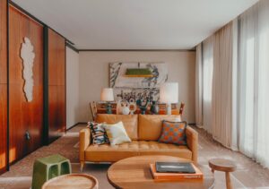 Brach Madrid luxury hotel interior with vintage-inspired Philippe Starck design details