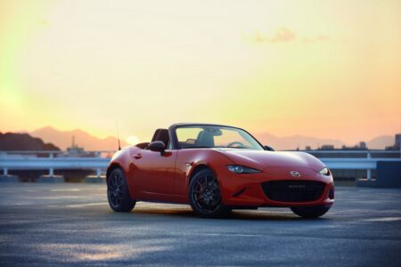 Next-generation Mazda MX-5 electric roadster concept impression