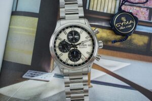 Cyma Grand Maestro The Chess Moonphase chronograph triple calendar watch
