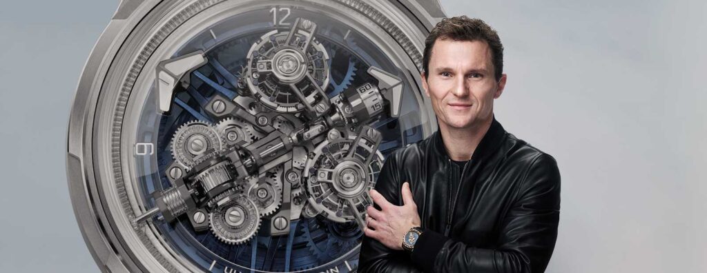 Ulysse Nardin’s Freak Turns 25 With the Super Freak and a Sharper Freak X Ulysse Nardin Freak watch movement with silicon escapement detail