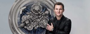 Ulysse Nardin Freak watch movement with silicon escapement detail