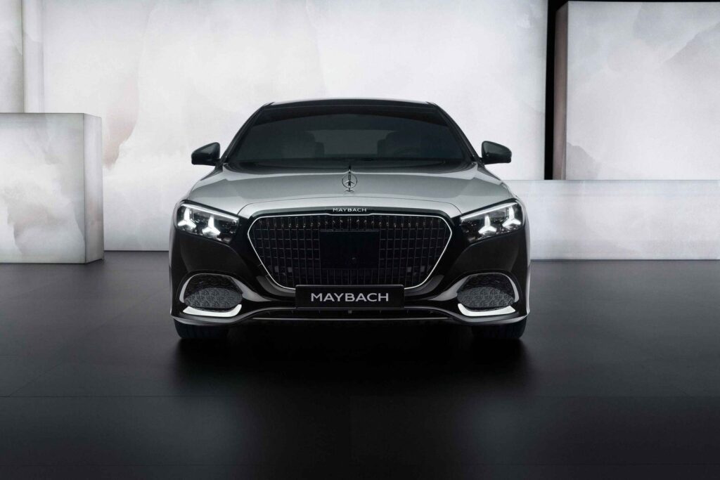 Mercedes-Benz S-Class luxury sedan on the road