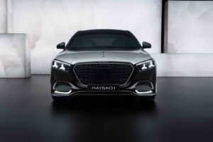Mercedes-Benz S-Class luxury sedan on the road