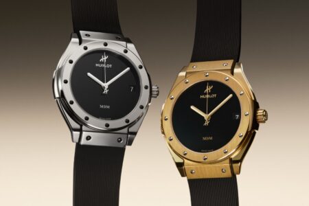 Hublot Classic Fusion Tributo Revisits the Gold and Rubber Watch That Started It All Hublot Classic Fusion Tributo watch in gold with a black dial and rubber strap