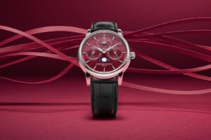 Frederique Constant Classic Perpetual Calendar Manufacture with burgundy dial