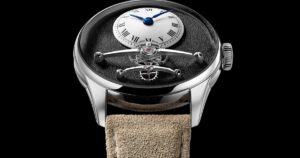 Christopher Ward C1 Loco Classic with exposed balance and ceramic Roman numeral display