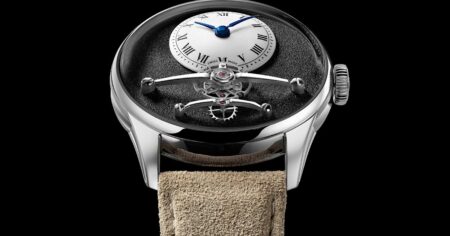 Christopher Ward C1 Loco Classic with exposed balance and ceramic Roman numeral display