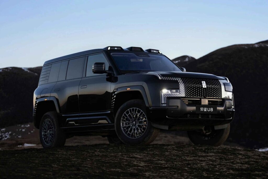 BYD’s 1,180 hp Yangwang U8 Moves Closer to Australia BYD Yangwang U8 luxury SUV driving on a road