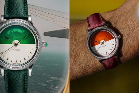 Version Watches V0201-TH Brings Semi-Openworked Colour to Kickstarter Version Watches V0201-TH semi-openworked automatic watch with coloured transparent dial