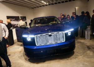 Bentley Torcal S First Edition in Sequin Blue at its New York City debut