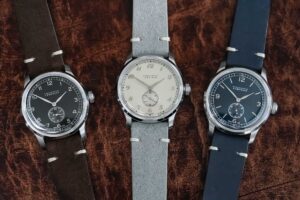 Lebois & Co Heritage Small Seconds watches in three dial versions