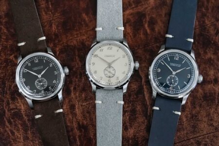 Lebois & Co Heritage Small Seconds watches in three dial versions