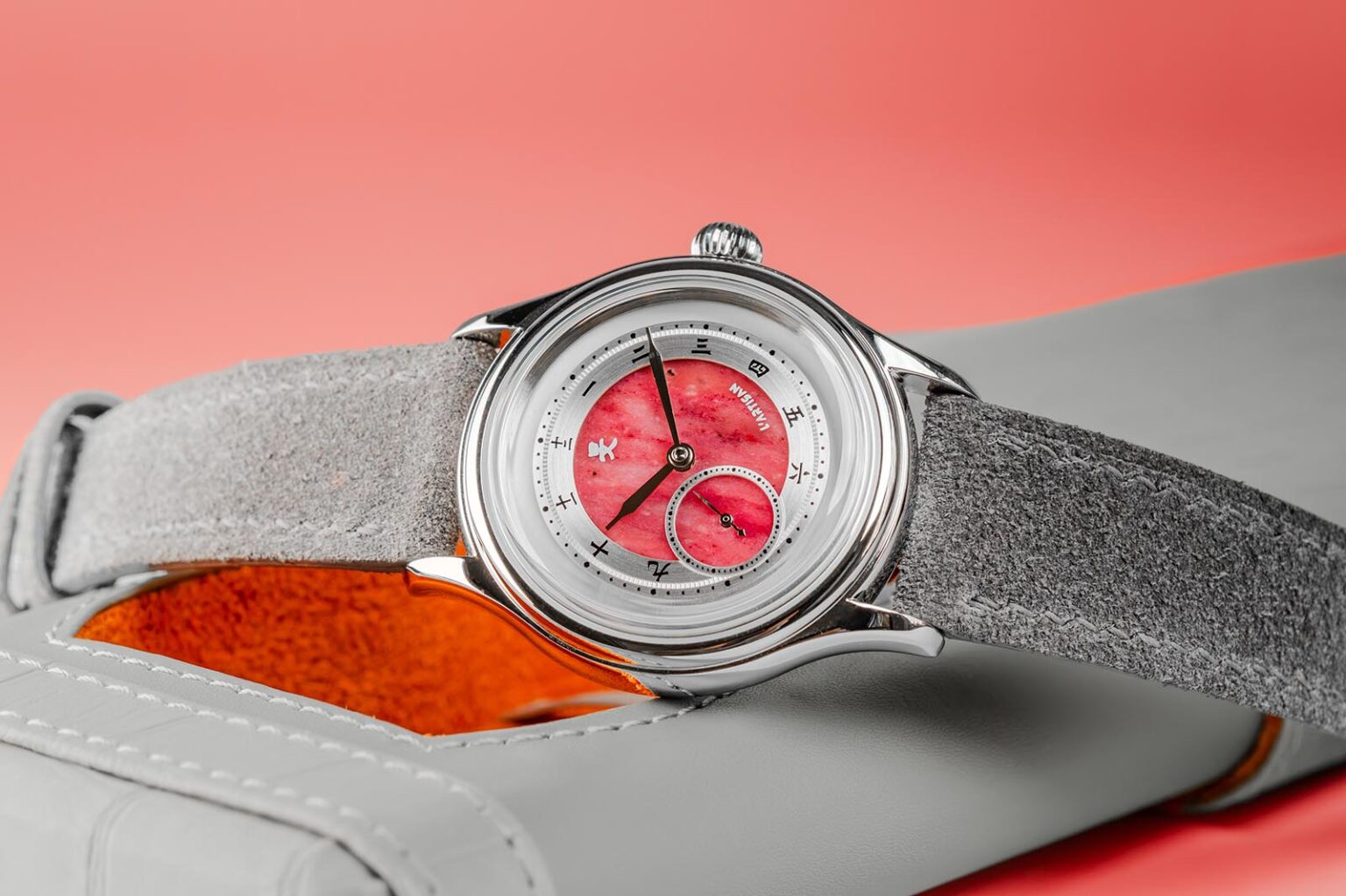 Selection of distinctive microbrand watches with textile, stone, titanium and disc display details