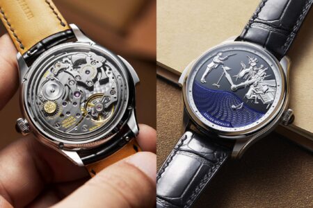 Atelier Mephalie Minute Repeater Collection watch with decorative dial and chiming movement
