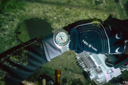 Doxa Goes Diving in the Gulf With Collectors Who Use Their Watches Doxa dive watch worn during a Gulf of Mexico diving trip