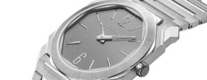Bvlgari Octo Finissimo 37mm automatic watches in titanium and yellow gold