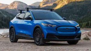 2027 Ford Mustang Mach-E electric crossover with Trail Package