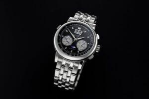 A. Lange & Söhne Datograph Perpetual limited edition in platinum with black dial and platinum bracelet