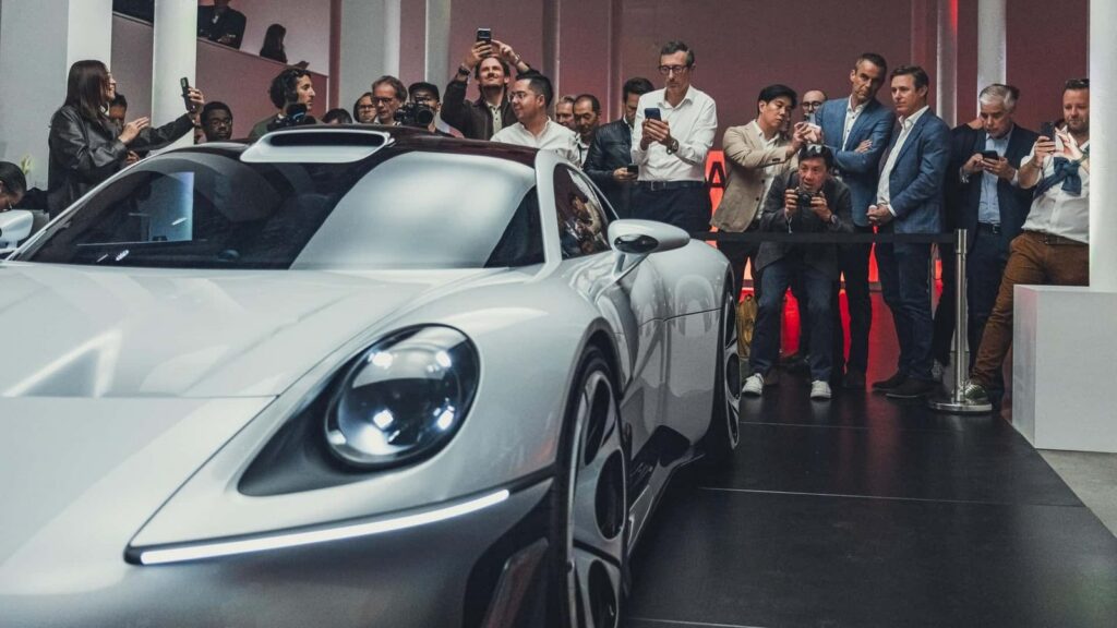 Porsche Rules Out US Production as Audi Commits to Georgia Porsche sports cars lined up outside a European production facility