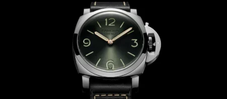 Panerai Luminor Firenze 8 Giorni PAM01734 with green dial and Platinumtech Luminor case
