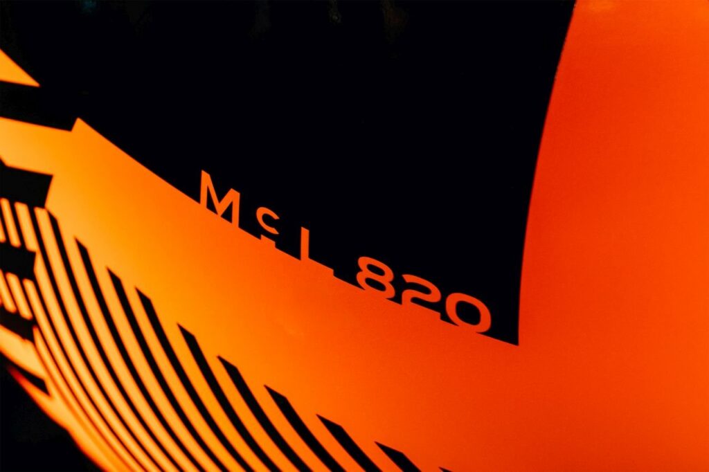 McLaren McL 820 camouflage teaser in central London
